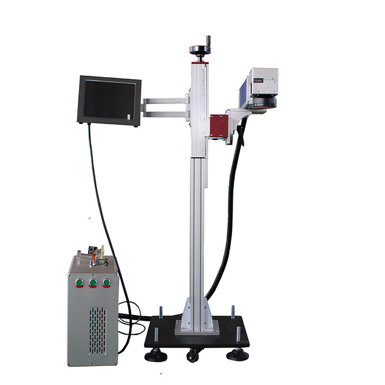 50W Fiber Fly-systeem lasermarkeermachine