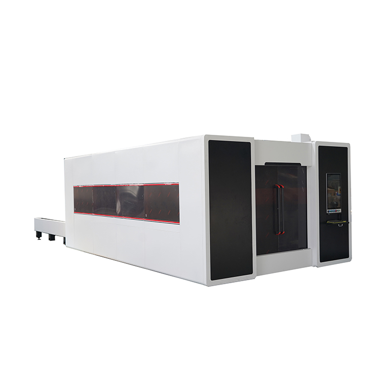 Industrie-gesloten 3015 fiberlaser-metaalsnijmachine